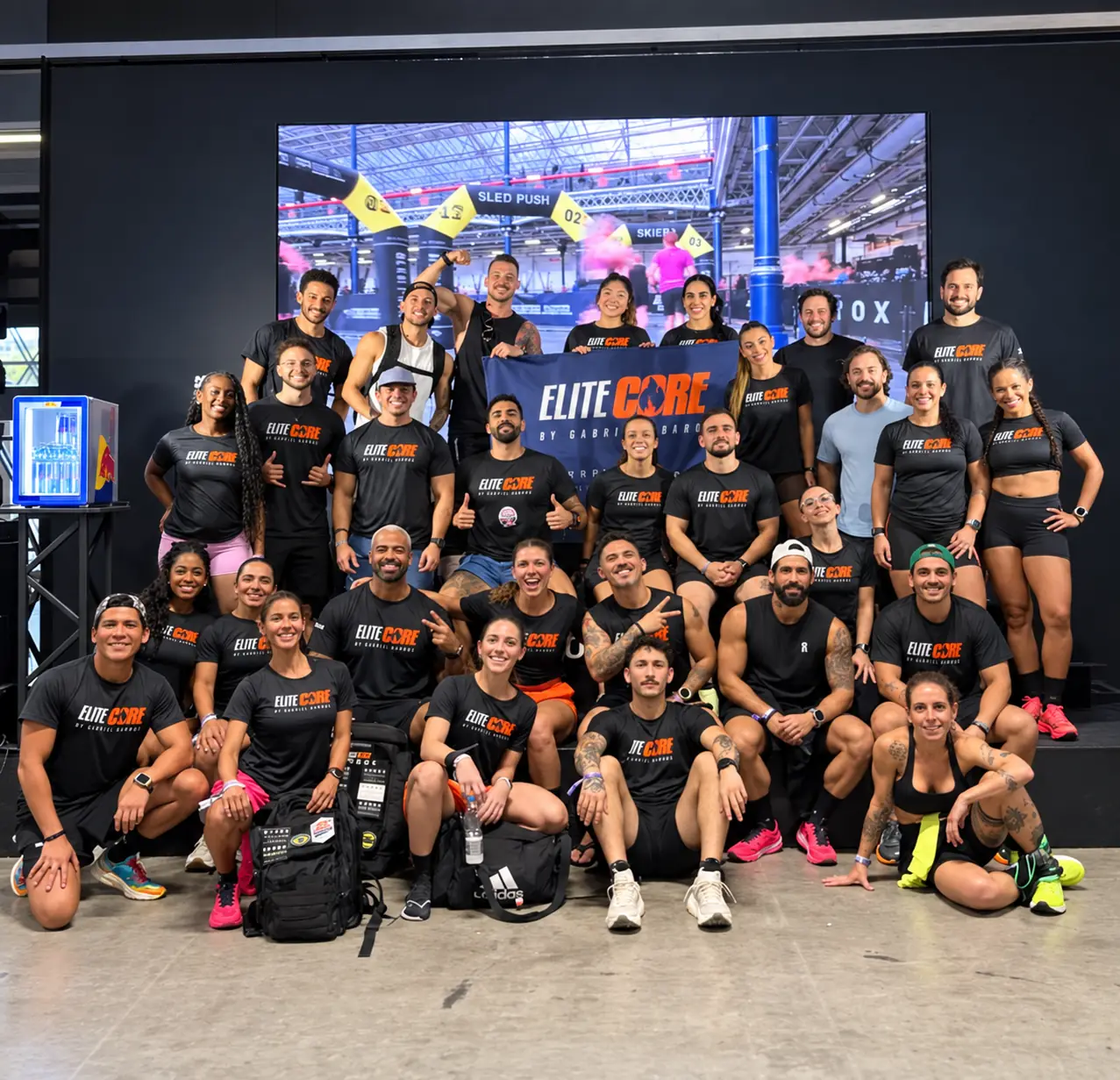 Equipe Elite Core reunida
